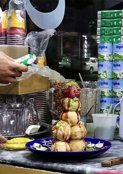 غذاهای خیابانی افغانستان: مشهورترین شیریخ مزار