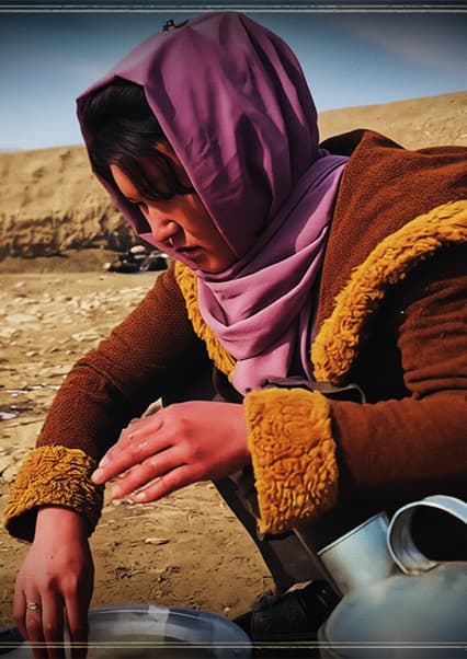 زندگی و فرهنگ غذایی در روستاهای افغانستان