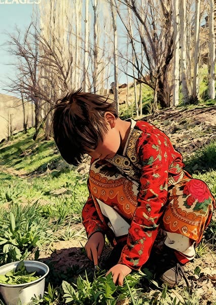 آشپزی سنتی زنان در روستاهای کوهستانی افغانستان