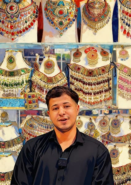 زیبایی خیره‌کننده زیورات سنتی افغانستان