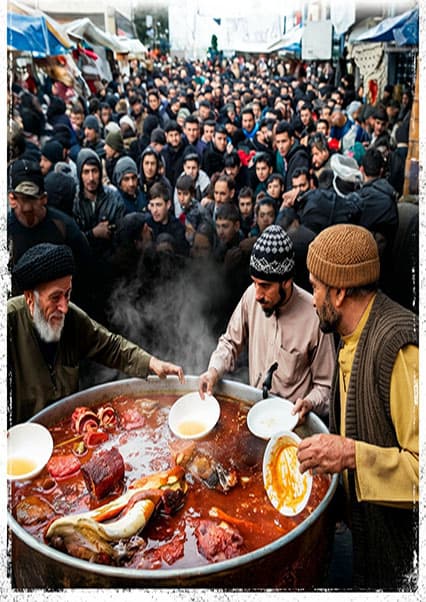 صبحانه سنتی کله پاچه در افغانستان