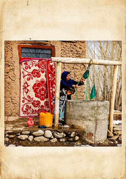 زندگی زمستانی در روستاهای افغانستان