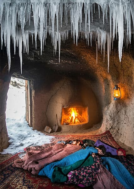 زمستان سخت در کوهستان