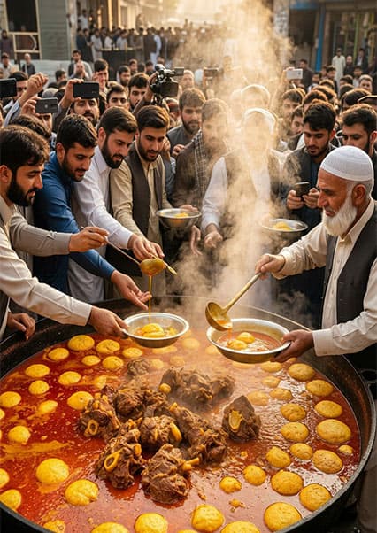 پخت ۵۰۰ کیلو روش دم‌پخت در کابل