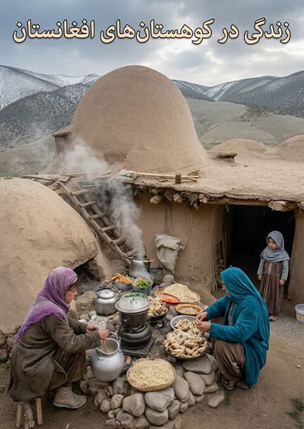 زندگی در کوهستان‌های افغانستان
