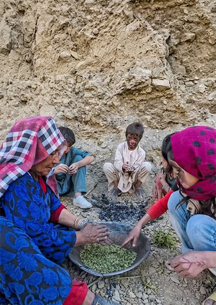 یک روز خوش با مادربزرگ در دهکده