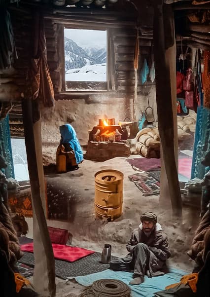زندگی و آشپزی در کنار خانواده عشایر