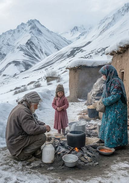 زندگی با دورافتاده‌ترین خانواده کوچی افغانستان