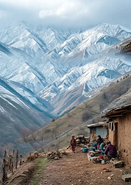افغانستان: بقا در روستاهای پنهان کوهستانی