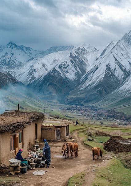 آشپزی شگفت‌انگیز عشایر در قلب کوهستان