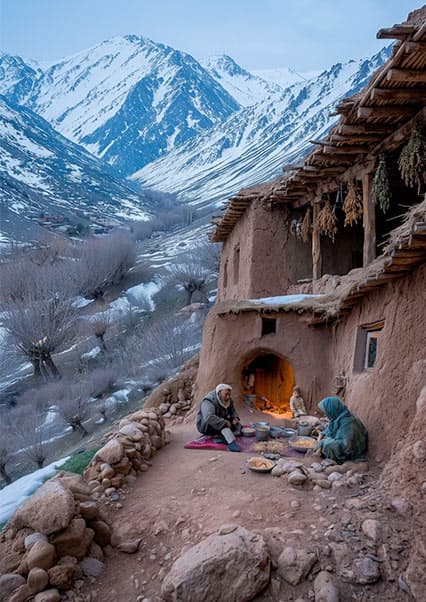 زندگی عشایری در کوهستان‌های افغانستان