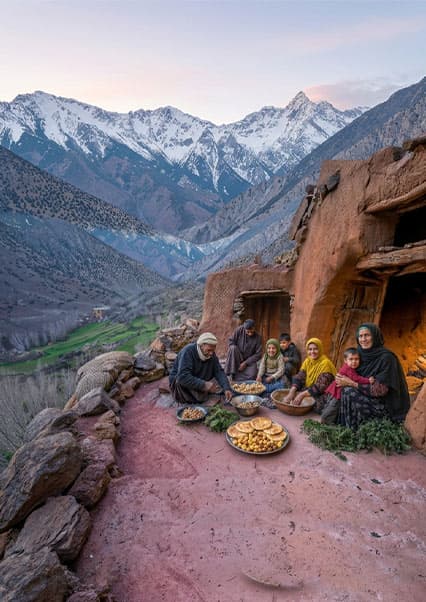 ضیافت عشایری در قلب کوهستان