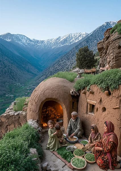 زندگی در روستای فراموش شده: بقا و آشپزی در کوهستان