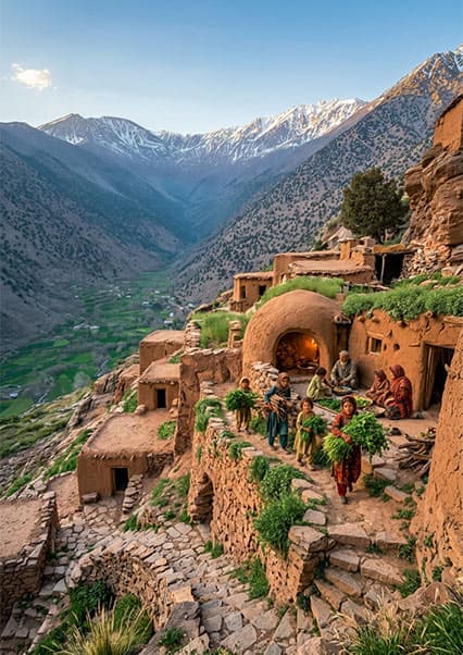 زندگی در روستایی دور از تمدن قرن ۲۱