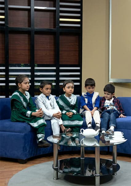 گفتگو با کودکان مستعد در برنامه نگین