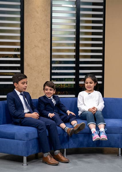مهمانان کوچک در برنامه نگین