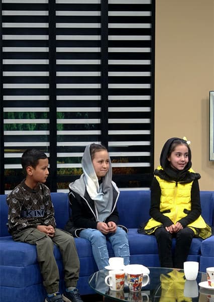 گفتگوی صمیمانه با کودکان در برنامه نگین