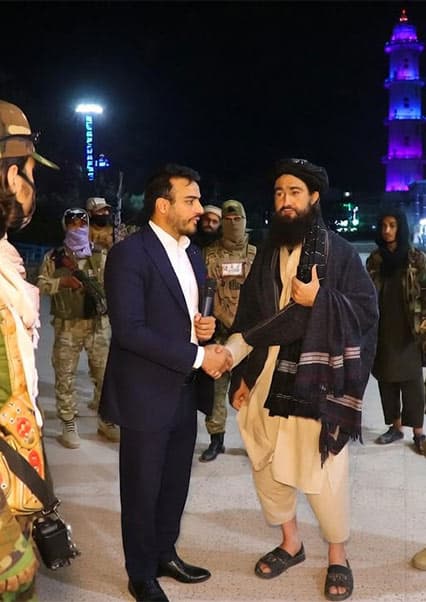 امنیت مزار شریف در شب؛ گزارش ضیا صالحی از روضه مبارک