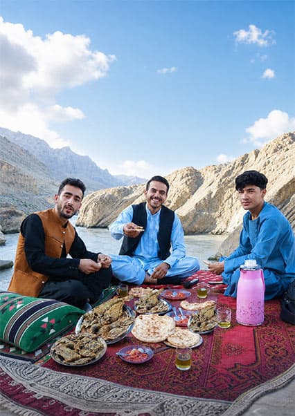 کباب ماهی پل بیگم؛ طعم لذیذ در مسیر بدخشان