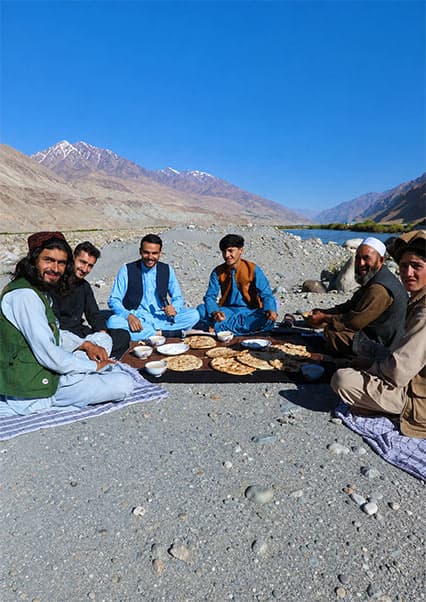 بازار مشترک مرزی افغانستان و تاجیکستان در بدخشان