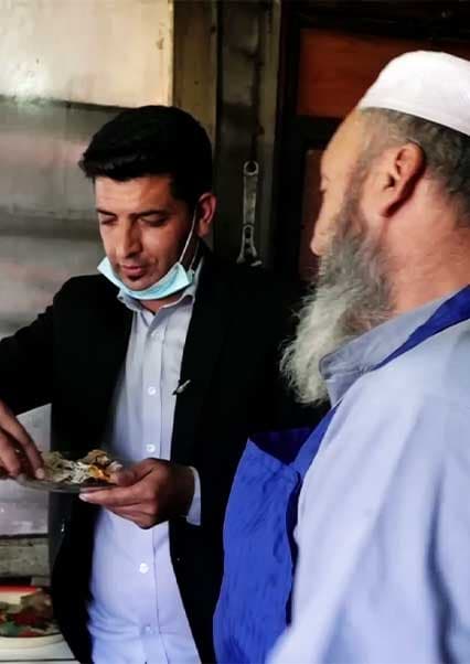 طرز تهیه قابلی اندخوی در رستورانت اوزبیک پلو